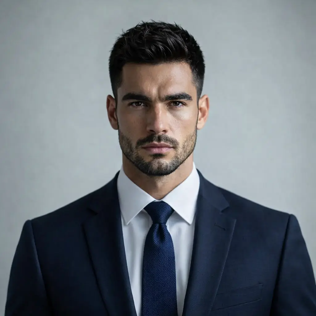 Com barba