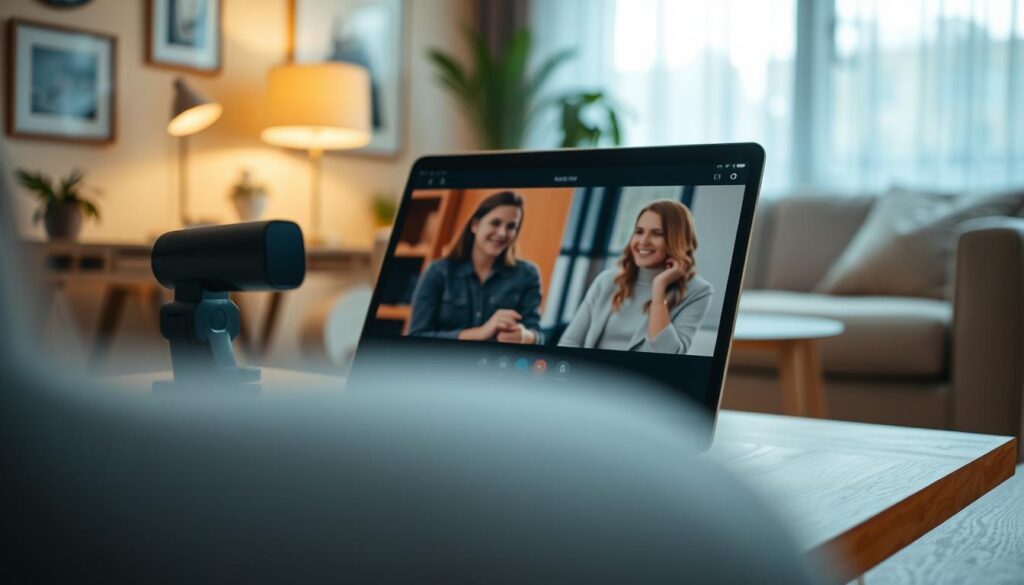 definition of video chatting