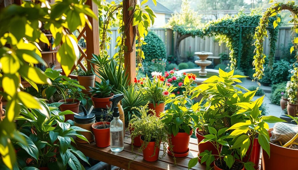 jardinagem e cuidados com plantas